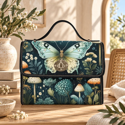 Luna Moth Mushroom Satchel Bag