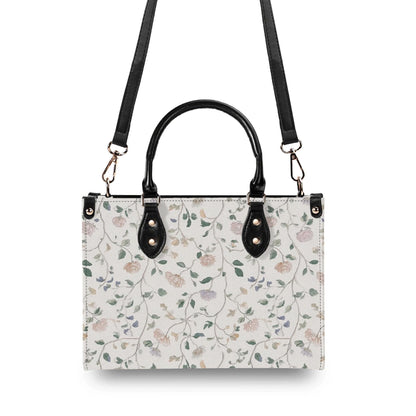 Cottage Garden Wildflower Handbag with Top Handles and Crossbody Strap