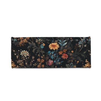 Wildflower Handbag, Dark Botanical Top Handle Crossbody Purse