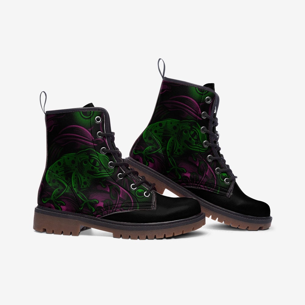 Black Frog Vegan Leather Unisex Boots