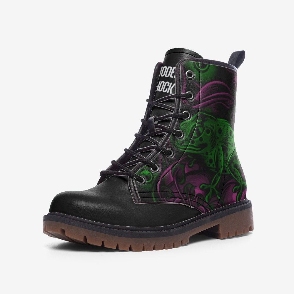 Black Frog Vegan Leather Unisex Boots