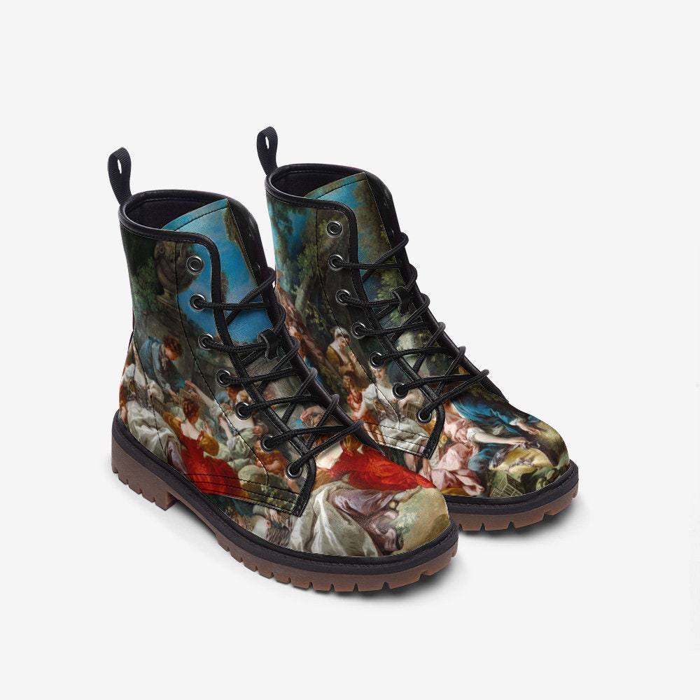 The Bird Catchers François Boucher Vegan Leather Unisex Boots