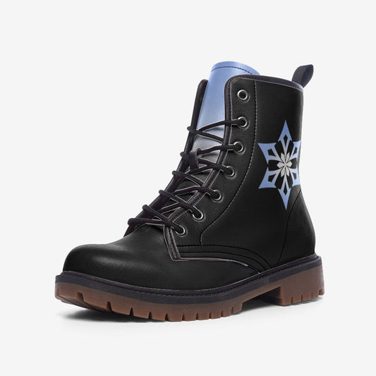 Genshin Impact Cryo Vegan Leather Unisex Boots