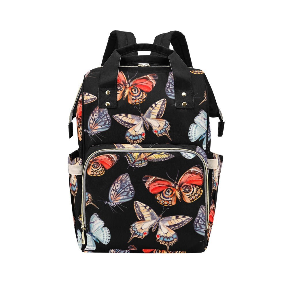 Vintage Woodland Diaper Bag, Dark Nature Diaper Backpack, Dark Forestcore Baby Bag, Witchy Diaper Bag, Naturalist Baby Bag Goblincore Diaper