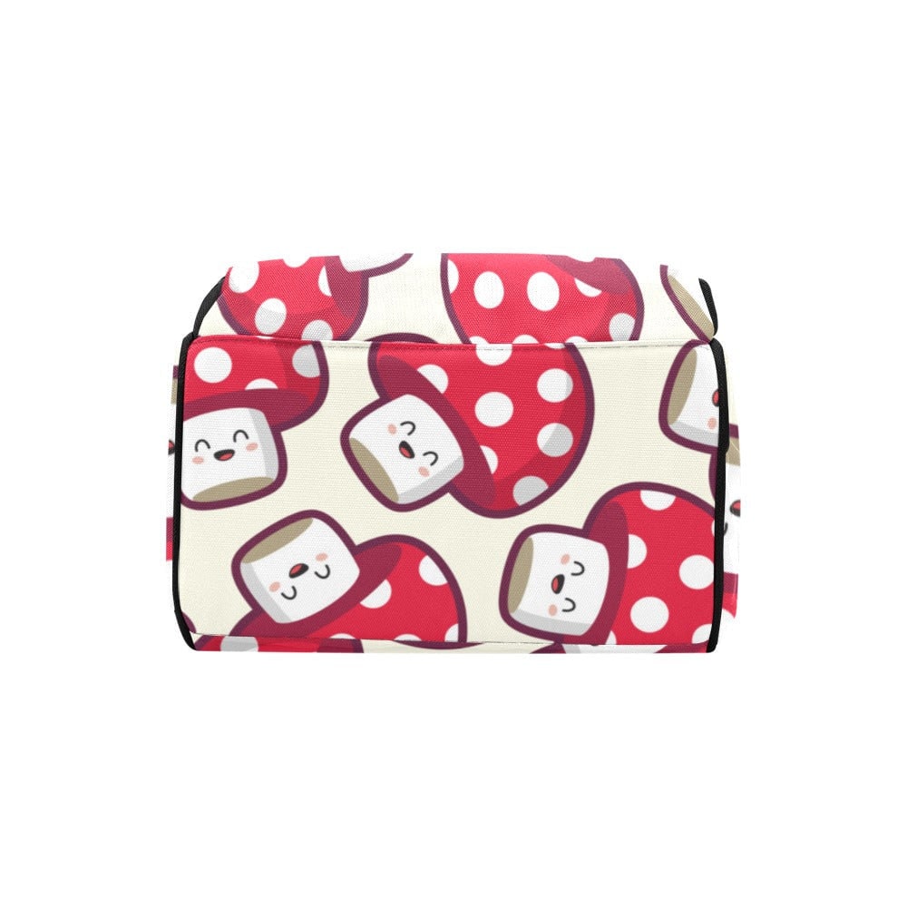 Kawaii Mushroom Backpack Diaper Nappy Baby Forestcore Nursery Cottagecore Baby Goblincore Baby Mushroom Bag Scandi Baby Toadstool Baby
