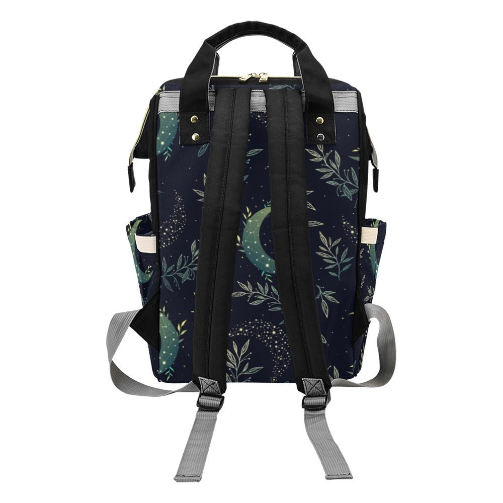 Celestial Diaper Bag | Diaper Backpack | Cottagecore Diaper Bag | Witchy Diaper Bag | Gothic Diaper Bag | Spiritual Diaper Bag | Star