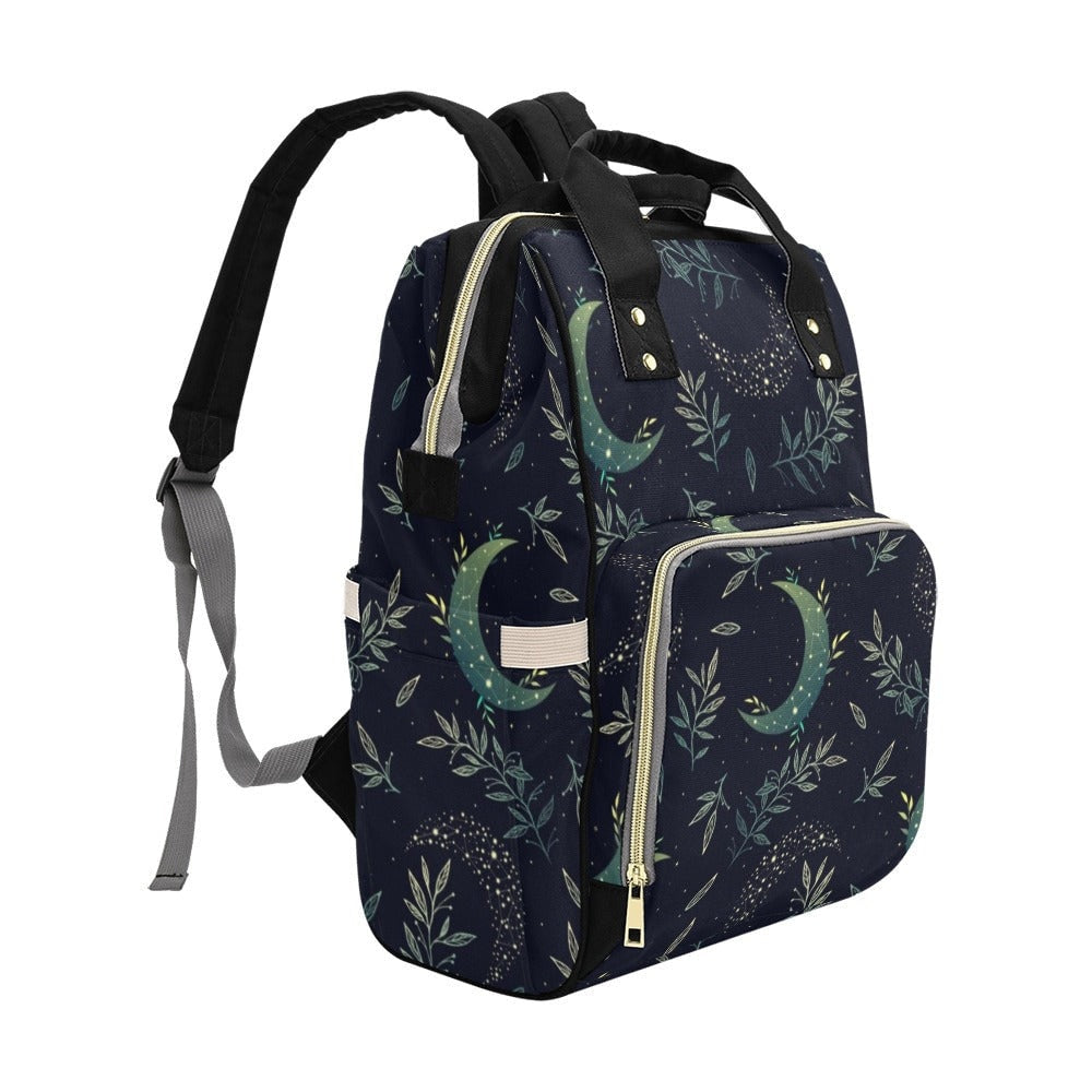 Celestial Diaper Bag | Diaper Backpack | Cottagecore Diaper Bag | Witchy Diaper Bag | Gothic Diaper Bag | Spiritual Diaper Bag | Star