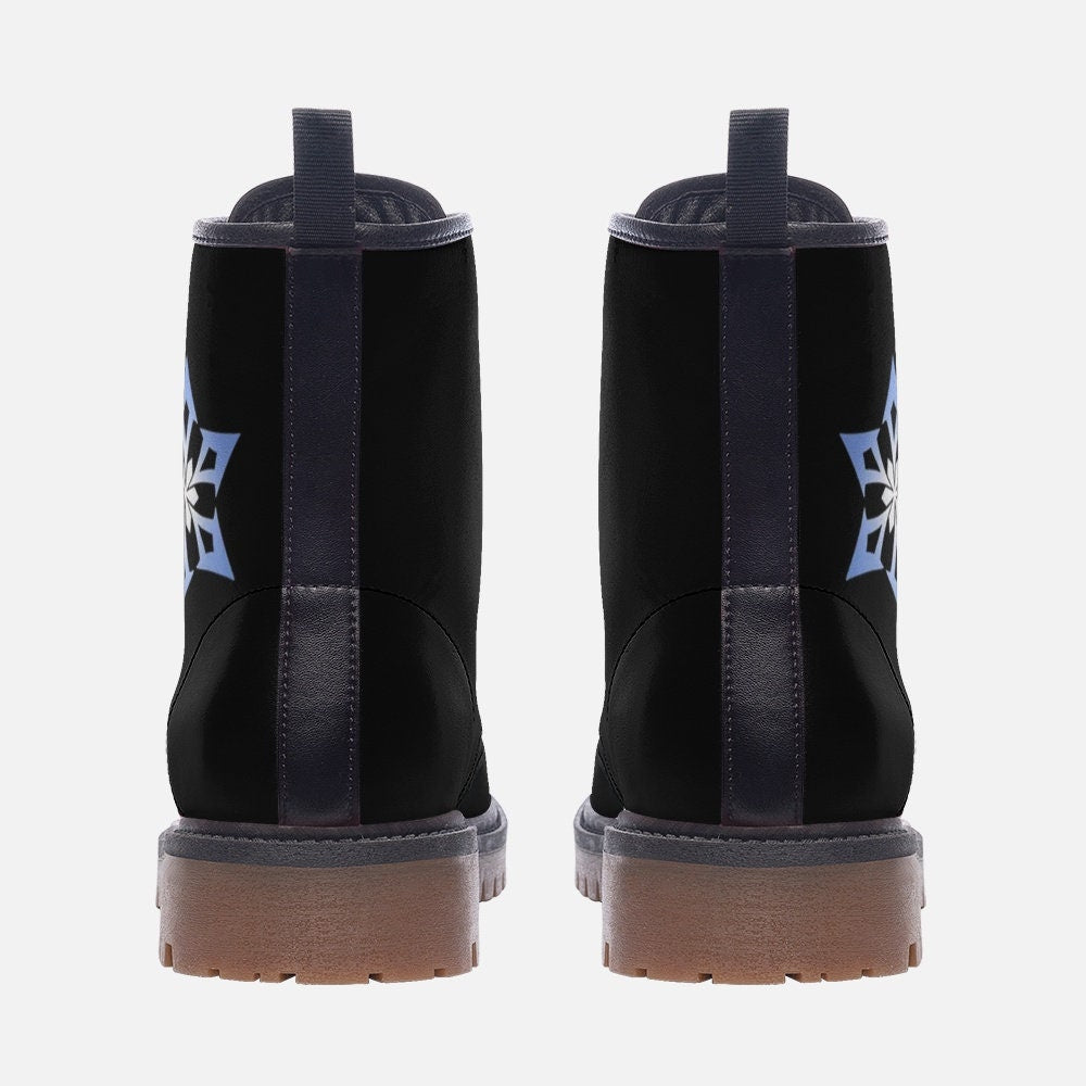 Genshin Impact Cryo Vegan Leather Unisex Boots