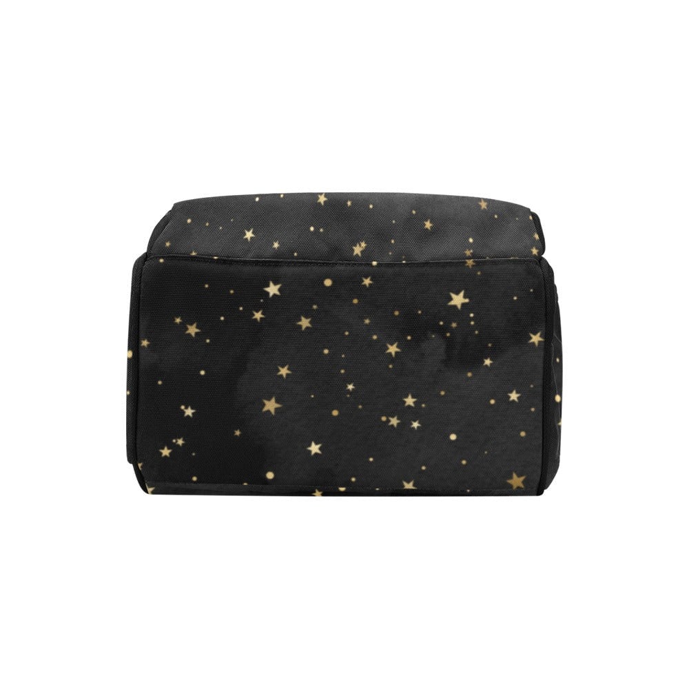 Night Sky Stars Baby Diaper Nappy Bag Baby Bag Goth Backpack Goth Purse Goth Baby Stuff Gothic Baby Stuff Horror Spooky Nursery Skull Baby