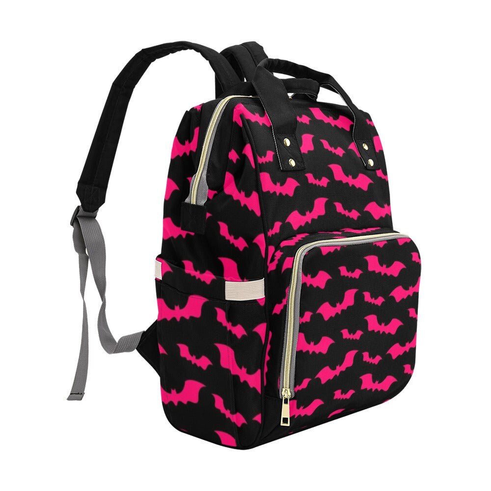Baby Bat Diaper Nappy Bag Pastel Goth Baby Bag Goth Backpack Goth Purse Goth Baby Stuff Gothic Baby Stuff Horror Spooky Nursery Skull Baby