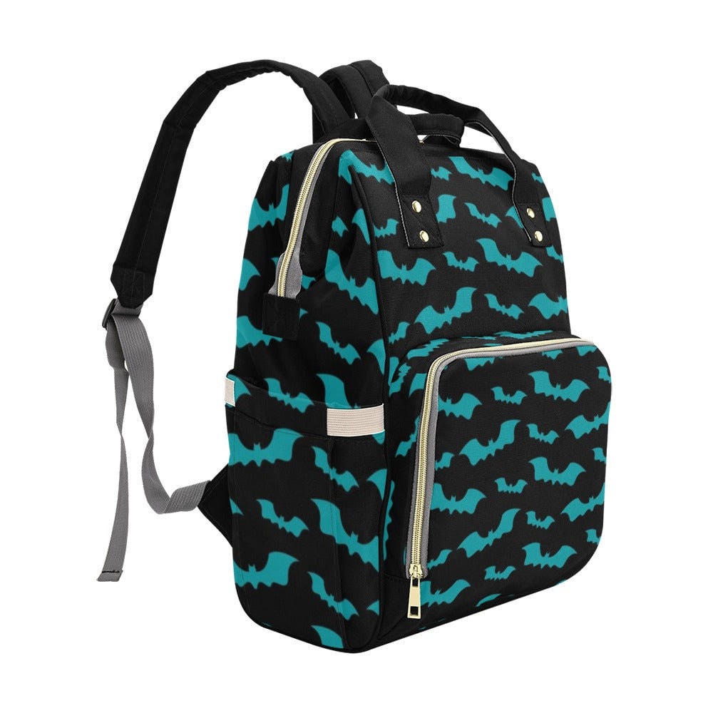 Baby Bat Diaper Nappy Bag Pastel Goth Baby Bag Goth Backpack Goth Purse Goth Baby Stuff Gothic Baby Stuff Horror Spooky Nursery Skull Baby
