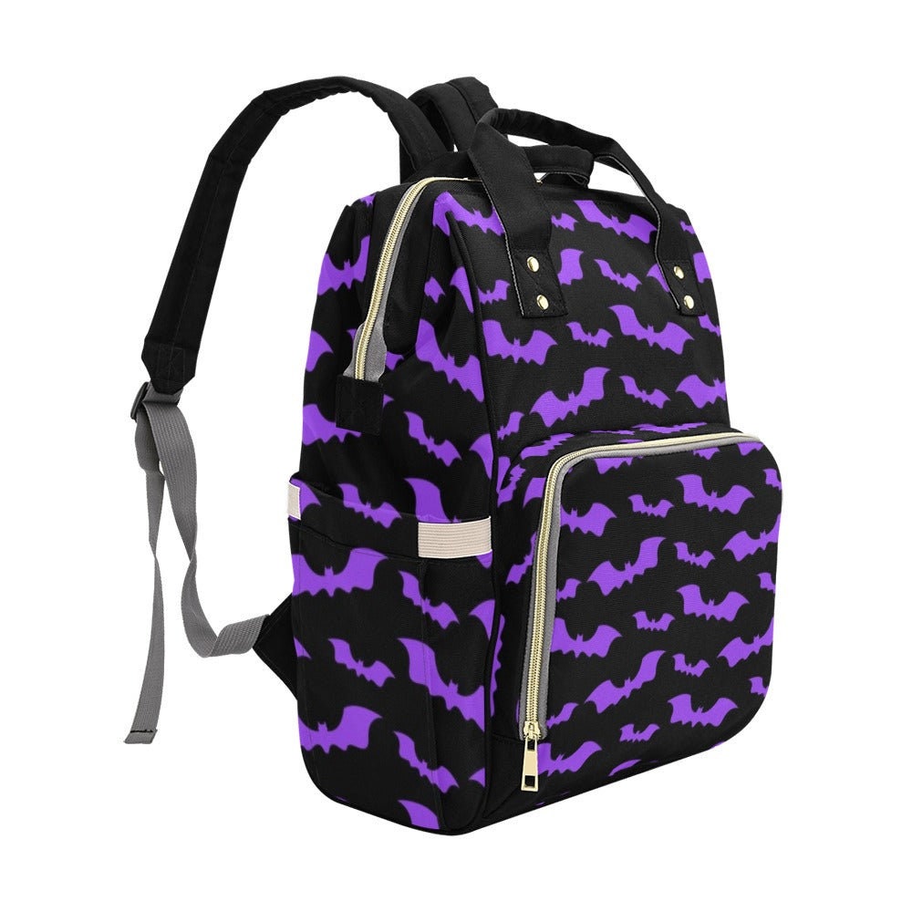 Baby Bat Diaper Nappy Bag Pastel Goth Baby Bag Goth Backpack Goth Purse Goth Baby Stuff Gothic Baby Stuff Horror Spooky Nursery Skull Baby