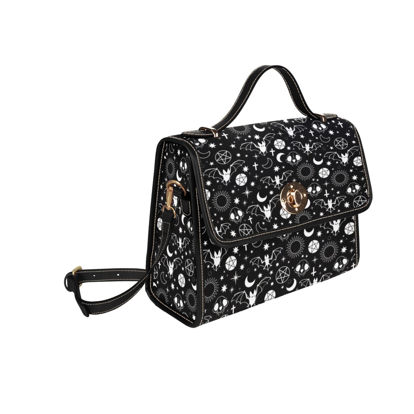 Bat Goth Satchel Bag, Pastel Goth Purse, Nu Goth, Occult Symbol, Kawaii Goth, Alternative Girls, Esoteric Symbol, Witchy Vibes
