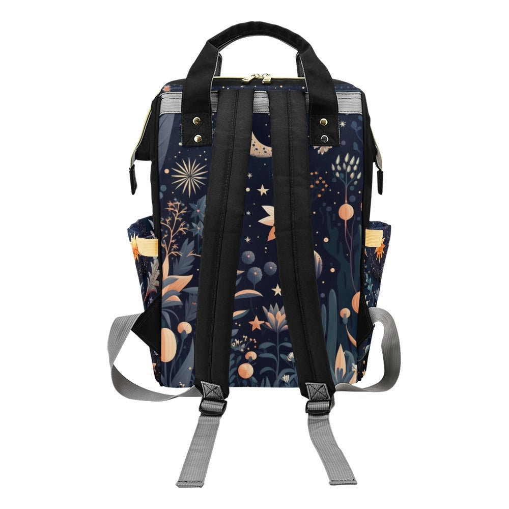 Celestial Butterflies Diaper Bag, Forestcore Diaper Backpack, Dark Cottagecore Baby Bag, Witchy Diaper Bag, Witchcore Baby Fairy Grunge Mama