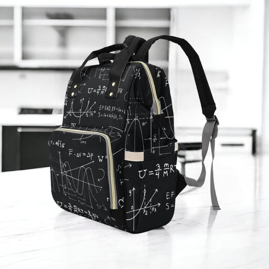 Baby Goth Diaper Nappy Bag Goth Math Baby Bag Goth Backpack Goth Purse Goth Baby Stuff Gothic Baby Stuff Horror Spooky Nursery Skull Baby