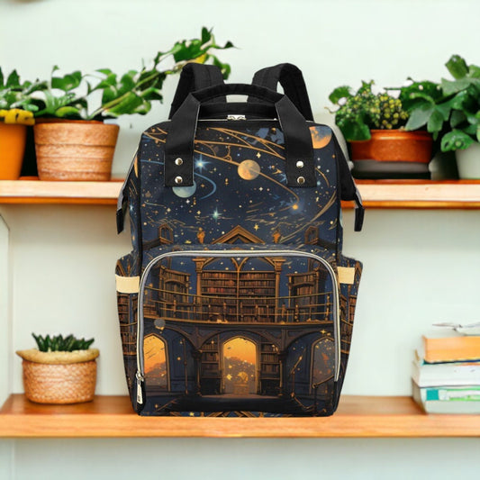 Witchy Diaper Backpack Goth Baby Stuff WItchy Baby Bag Creepy Cute Spoopy Cats Nappy Bag Spooky Cute Diaper Bag WItchy Mom Baby Gifts