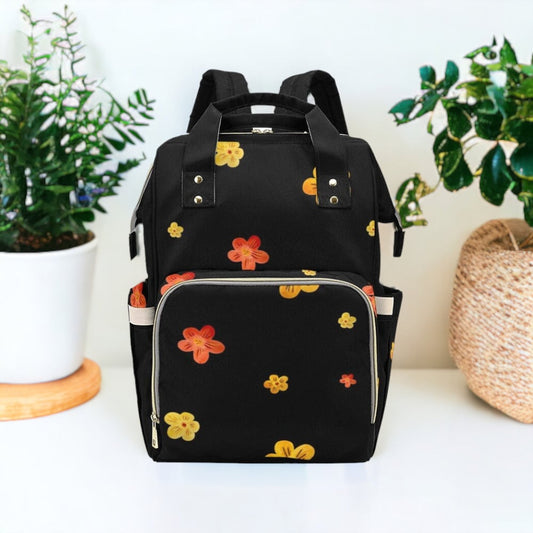 Vintage Woodland Diaper Bag, Dark Nature Diaper Backpack, Dark Forestcore Baby Bag, Witchy Diaper Bag, Naturalist Baby Bag Goblincore Diaper
