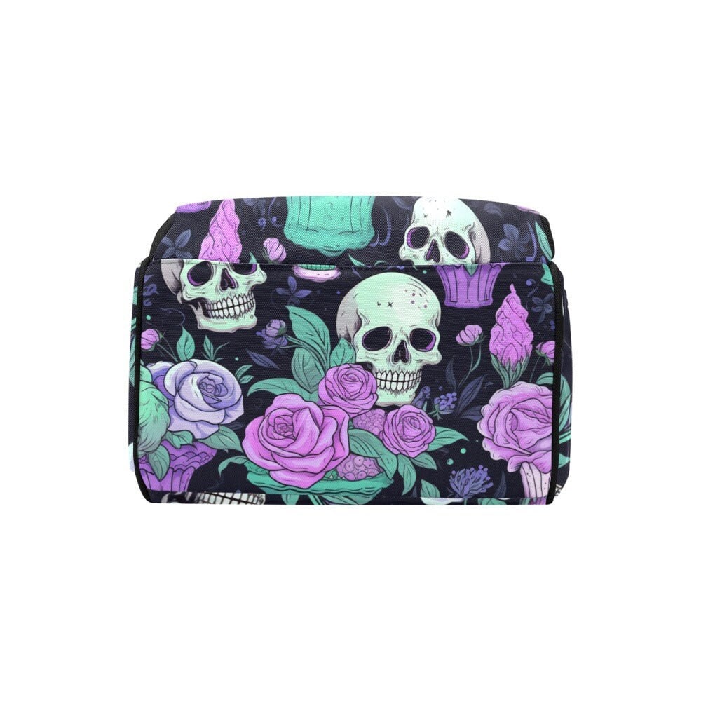 Pastel Witch Diaper Backpack, Pastel Goth Baby Bag, Creepy Cute Witchy Goth Nappy Bag, Spooky Cute Diaper Bag, Witchy Goth Mom Shower Gifts